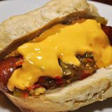 Chili cheese dog